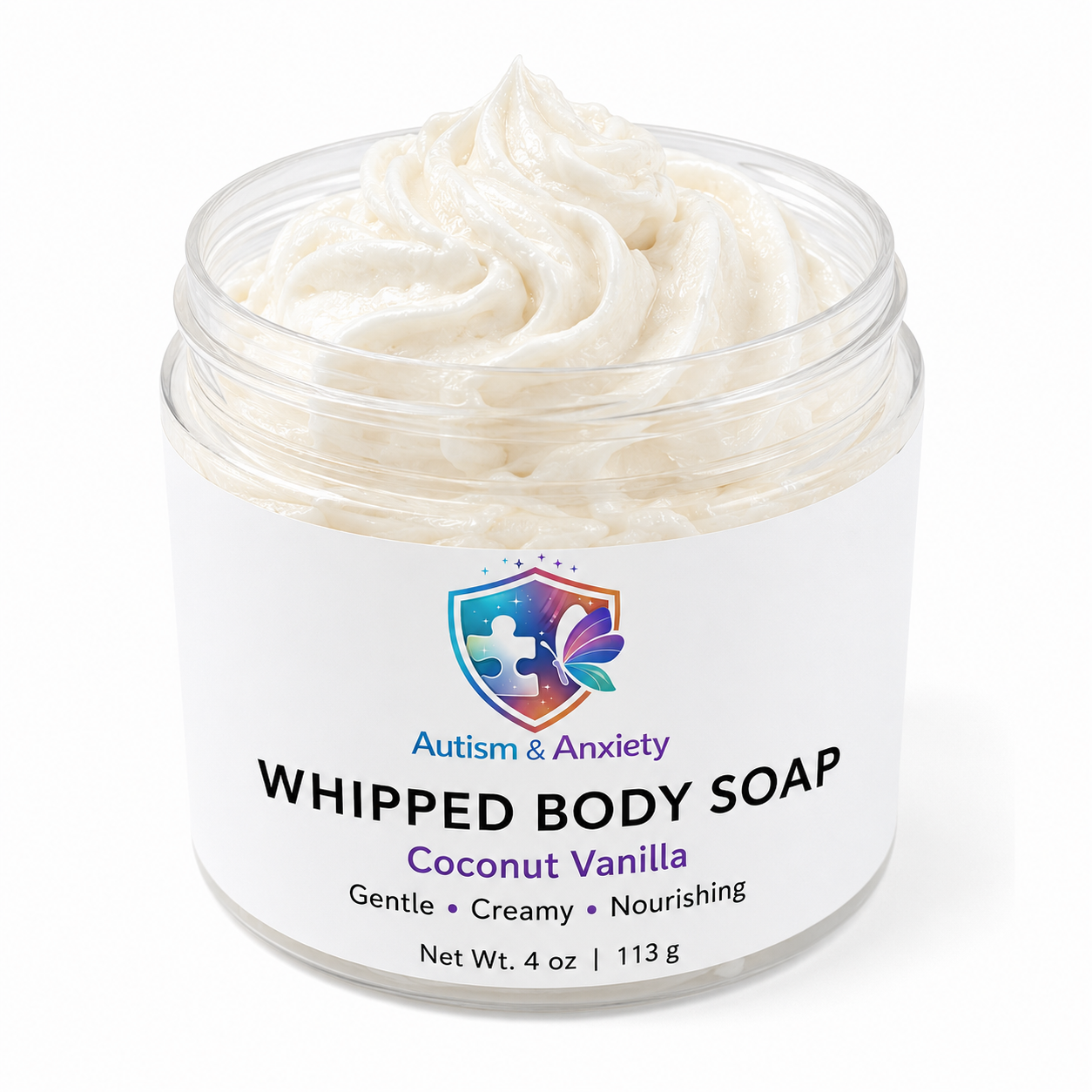 Coconut Vanilla Whipped Body Soap