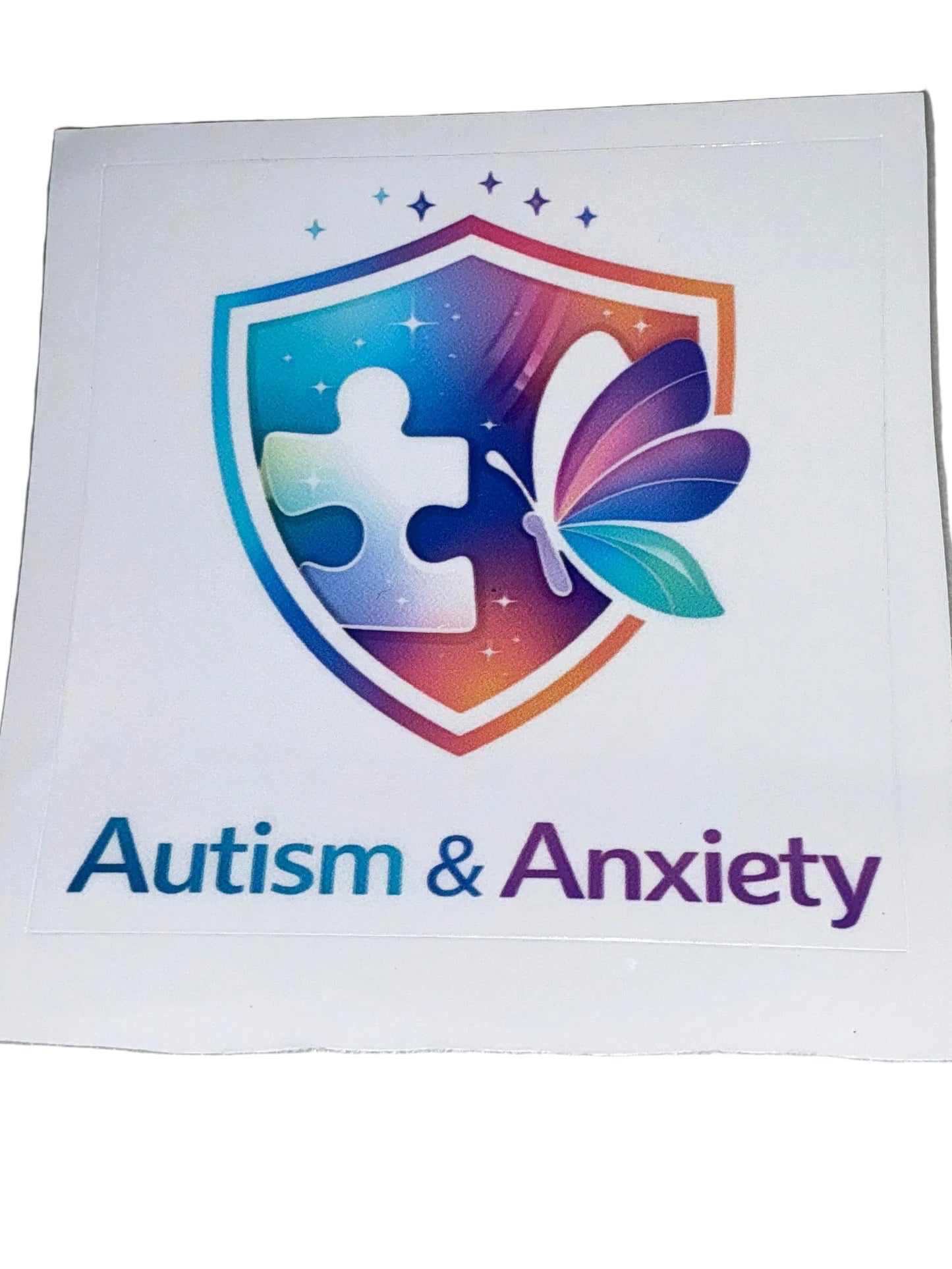 Autism & Anxiety Logo Sticker