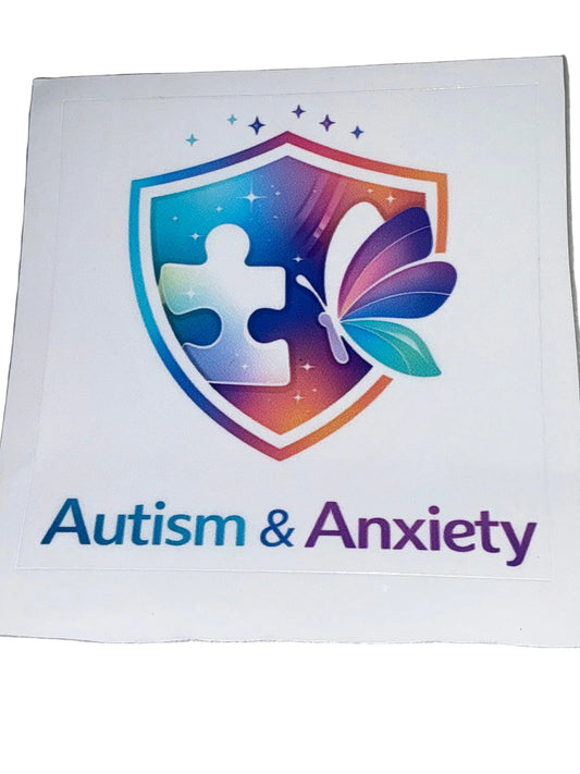 Autism & Anxiety Logo Sticker