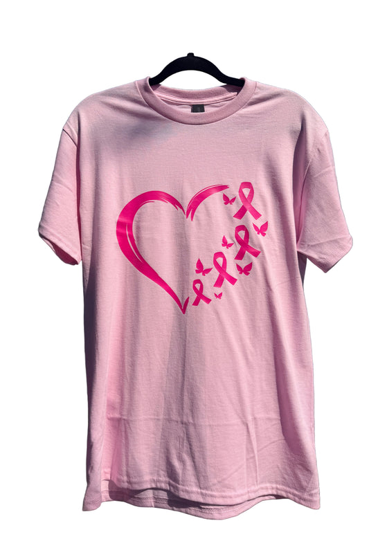 Breast cancer awareness-T-shirt ￼